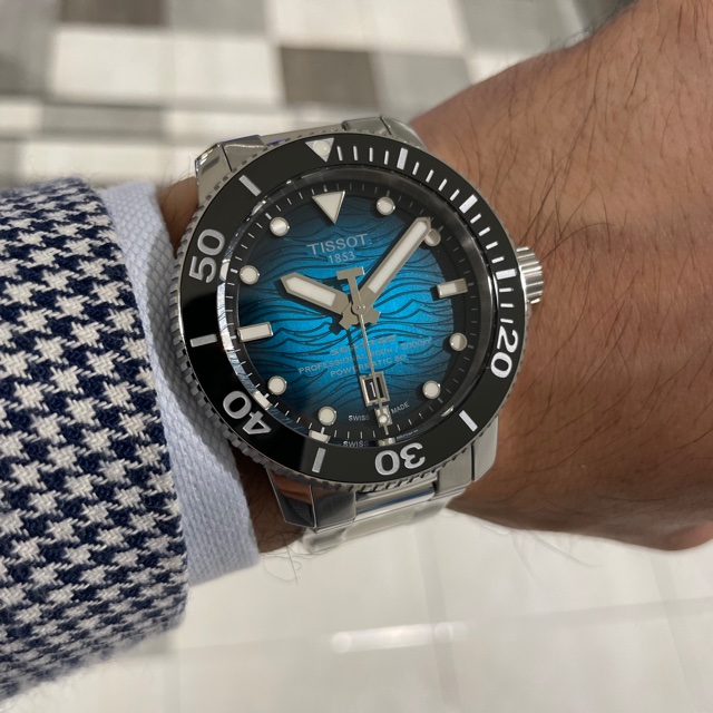 TISSOT シースター2000ウルトラマリンブルー文字盤