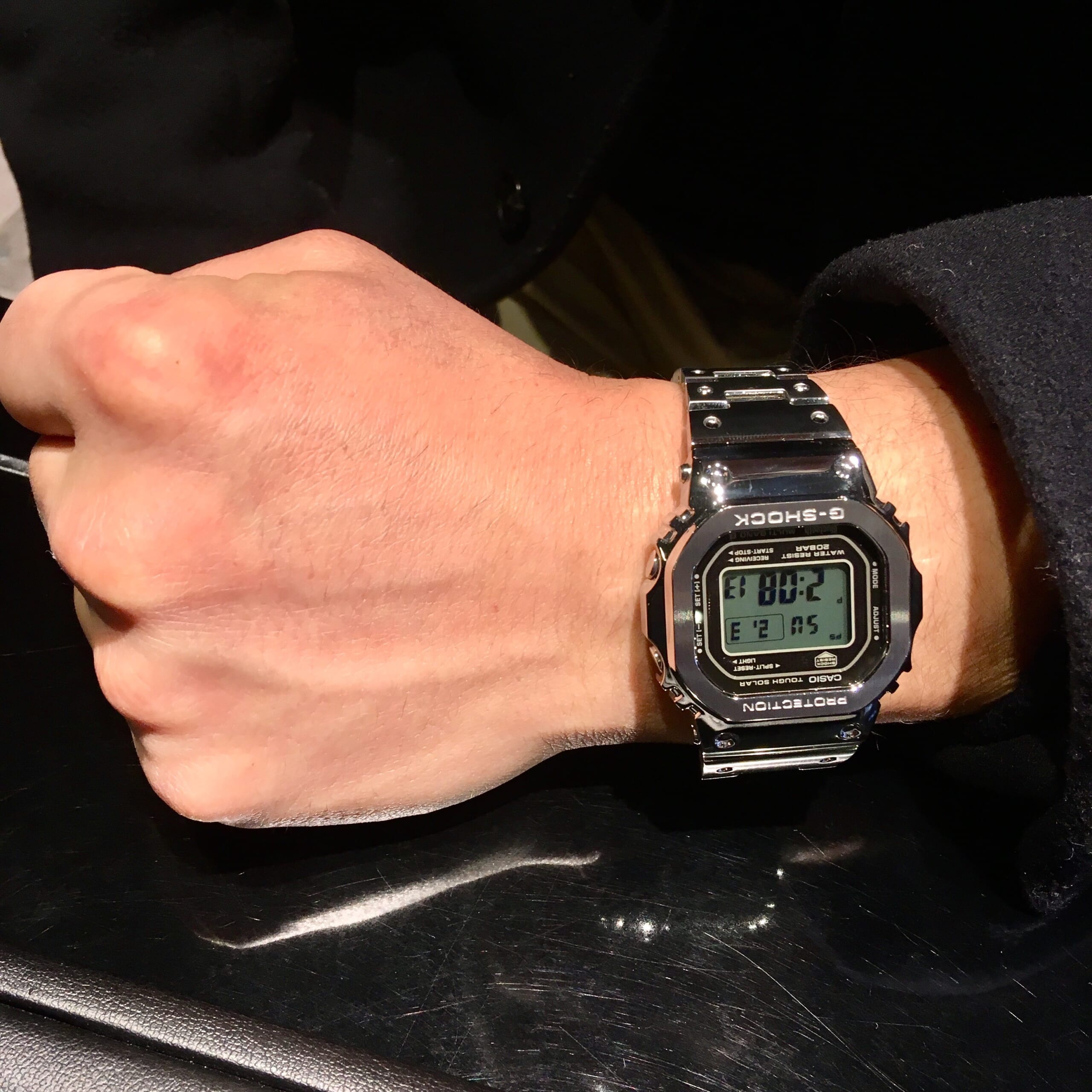 G-SHOCK GMW-B5000D-1JF フルメタル シルバー 銀メンズ