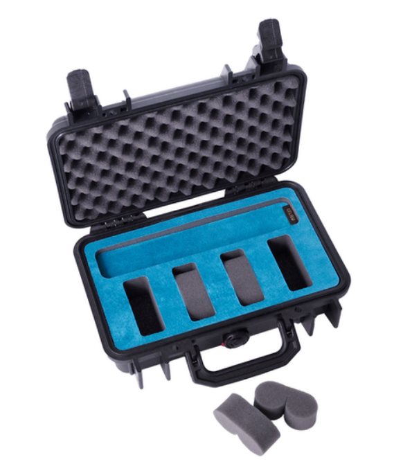 PELICAN WATCH CASE BK/turquoise