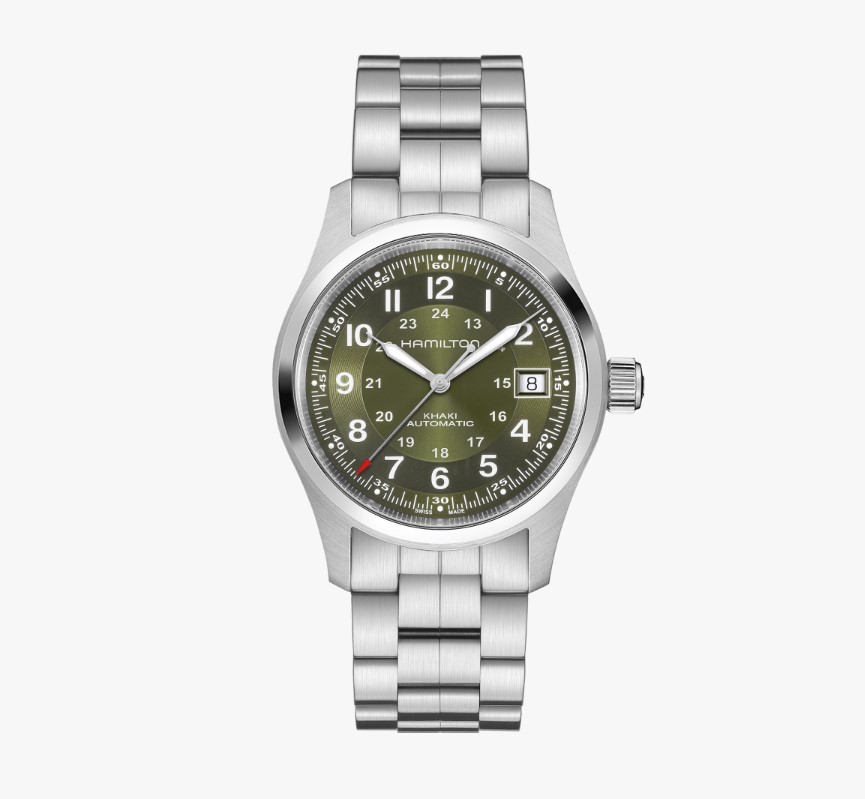 カーキ フィールド オート 38mm