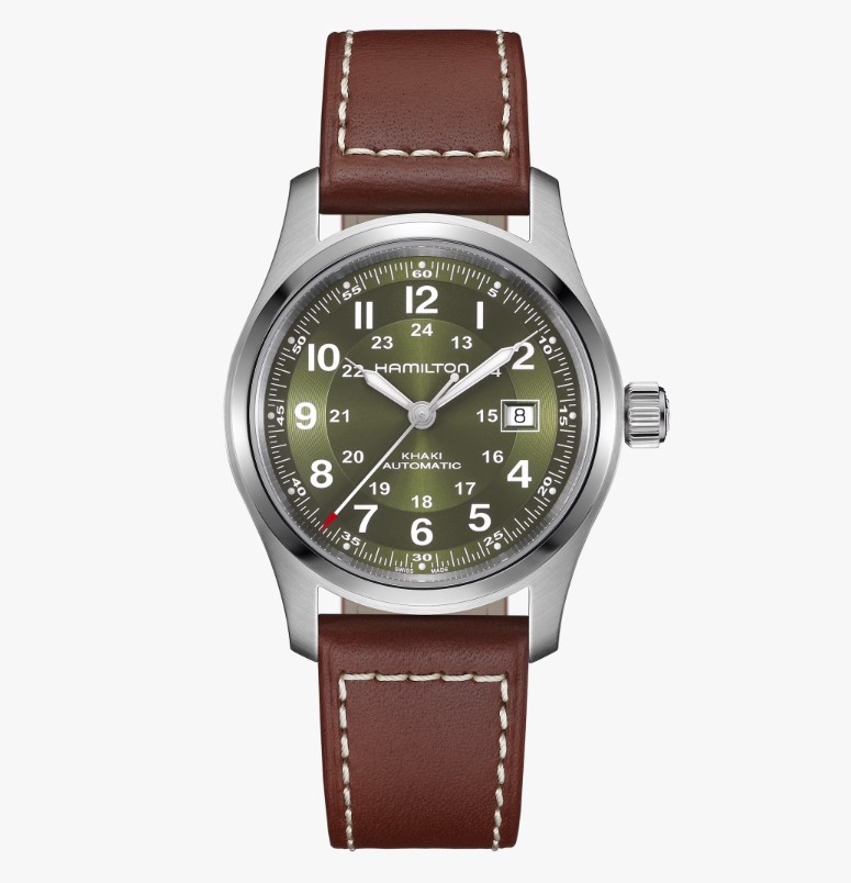 カーキ フィールド オート 42mm