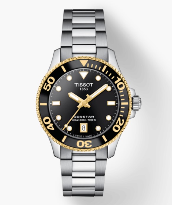 【極美品】TISSOT シースター 1000 36MM TISSOT(ティソ)シースター シリーズ - シースター 1000 36mm