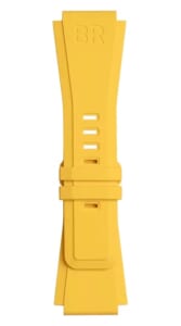ベル＆ロス BR01,03用　イエローストリークラバーストラップの画像