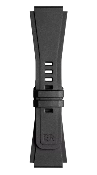 BR 03 (⌀ 41 MM) ブラック ラバー製ストラップ