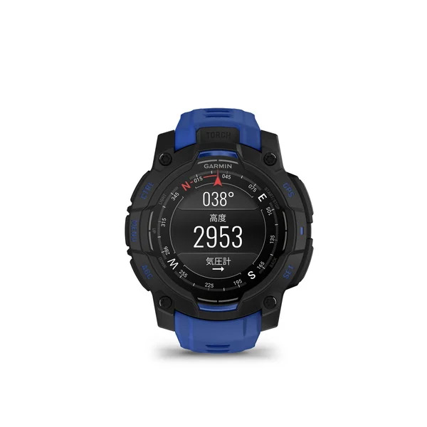 Instinct 3 AMOLED Black / Bolt Blue