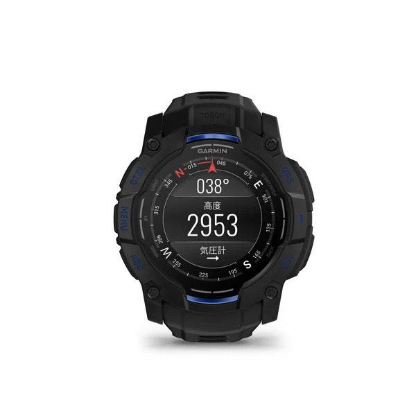 Instinct 3 AMOLED Black / Bolt Blue Accents