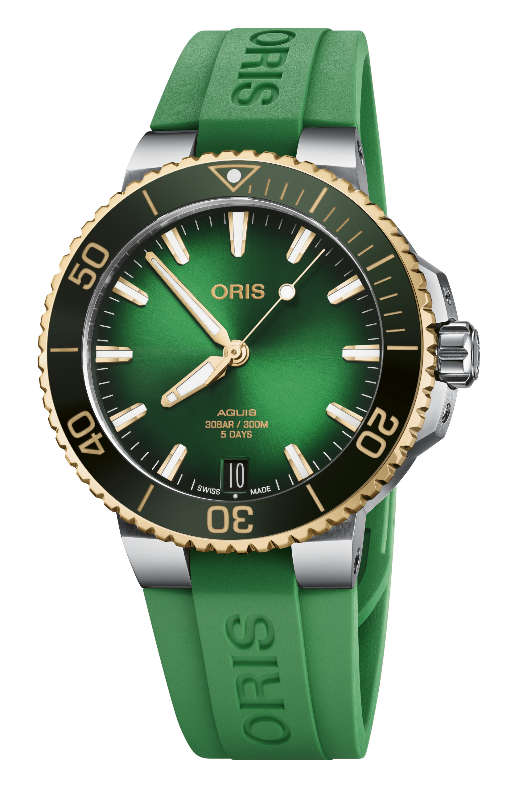 AQUIS DATE キャリバー400　BI-COLOUR