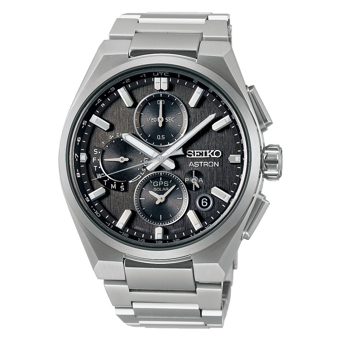 Nexter　GPSソーラー　デュアルタイム　クロノグラフ