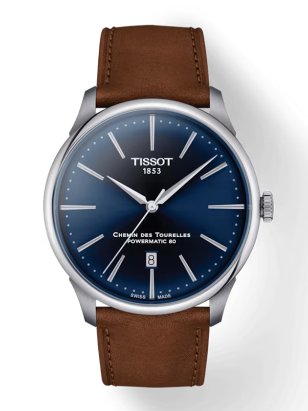 【美品】TISSOT シュマン・デ・トゥレル パワーマティック80 自動巻き TISSOT（ティソ）シュマン・デ・トゥレル シリーズ - シュマン・デ