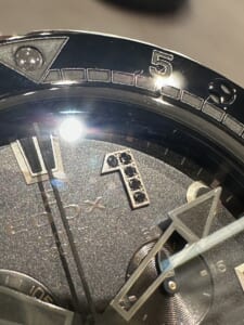 このモデルのオススメポイントは、 なんといっても、 この1時位置のダイヤモンドインデックスです！の画像