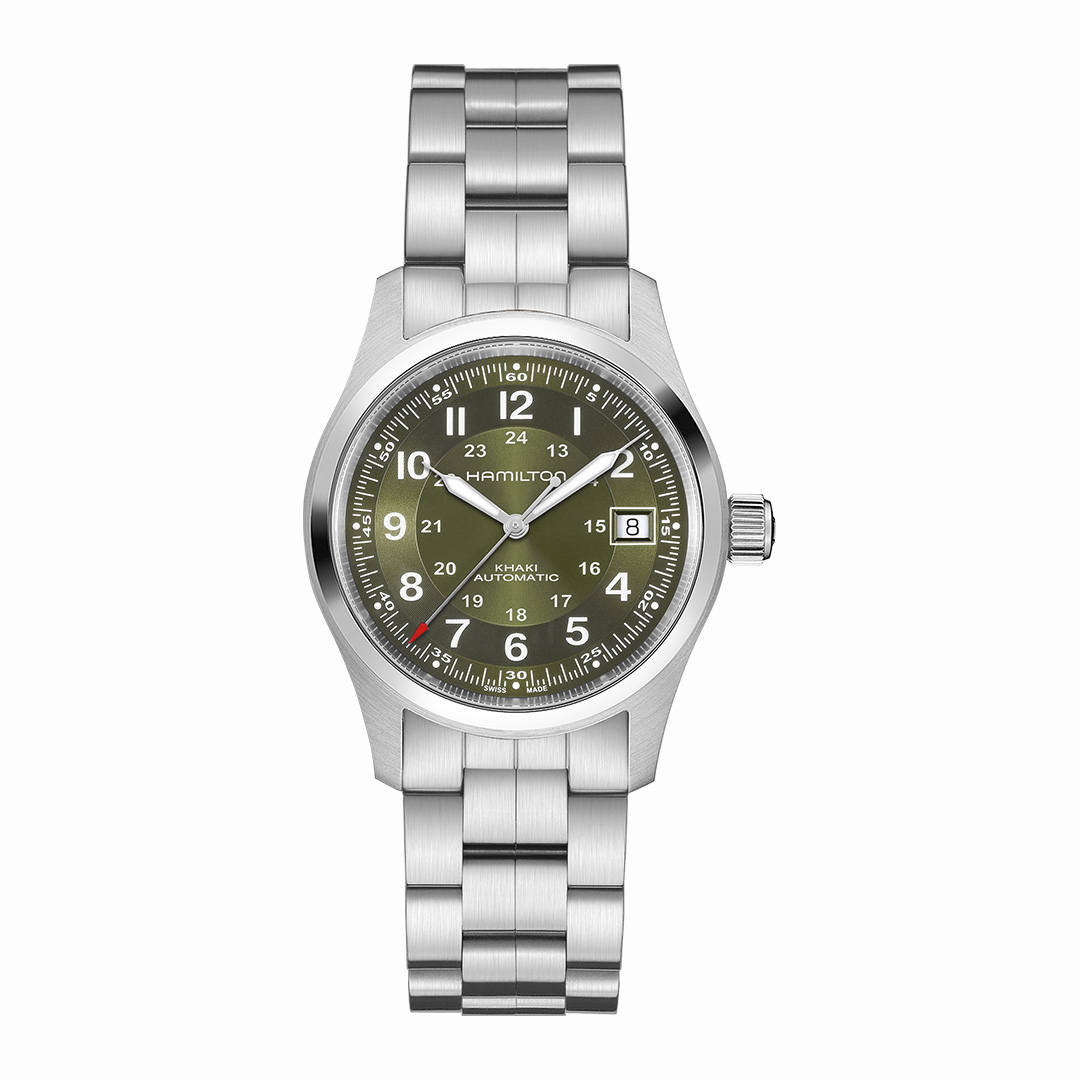 カーキ フィールド オート 38mm