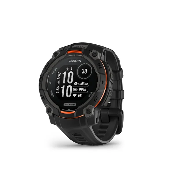 Instinct 3 Dual Power 45mm Black