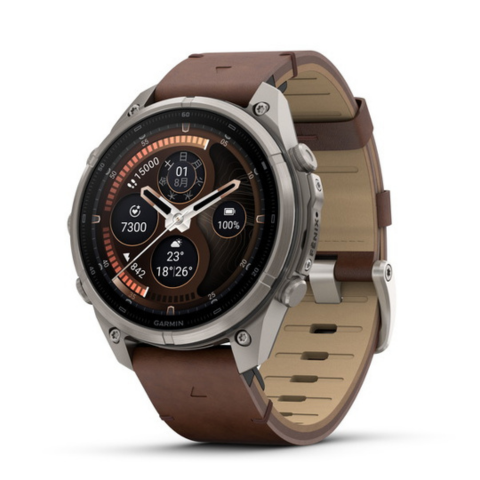 fēnix 9 Pro – inReach AMOLED 47mm Leather Band