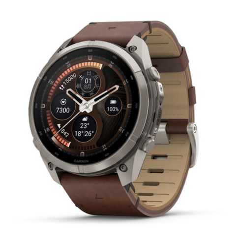 fēnix 9 Pro – inReach AMOLED 51mm Leather Band
