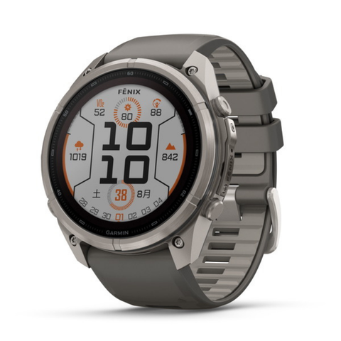 fēnix 9 Pro – Dual Power 51mm Pebble Gray