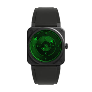 ベル＆ロス 【世界限定999本】BR-03 Green Radar Ceramicの画像