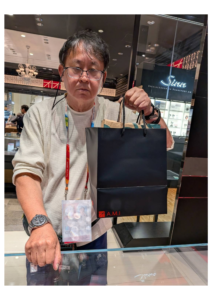 T様に、タグ・ホイヤーフォーミュラ1 クロノグラフ をご試着頂きました！の画像