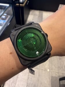 今日のA.M.I名古屋パルコ店のおすすめは、 【ベル＆ロス世界限定999本BR-03 Green Radar Ceramic】の画像